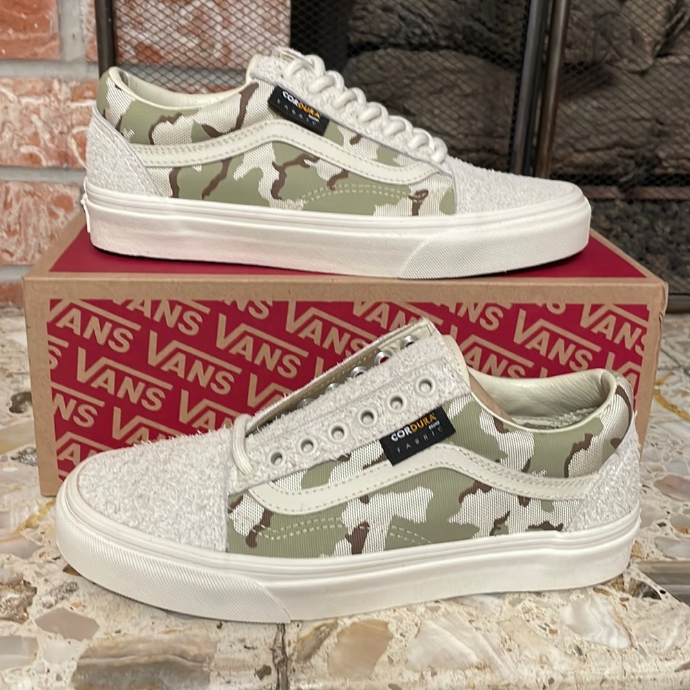 Vans Old Skool cordura fabric (Whtasparagus/Cmo
